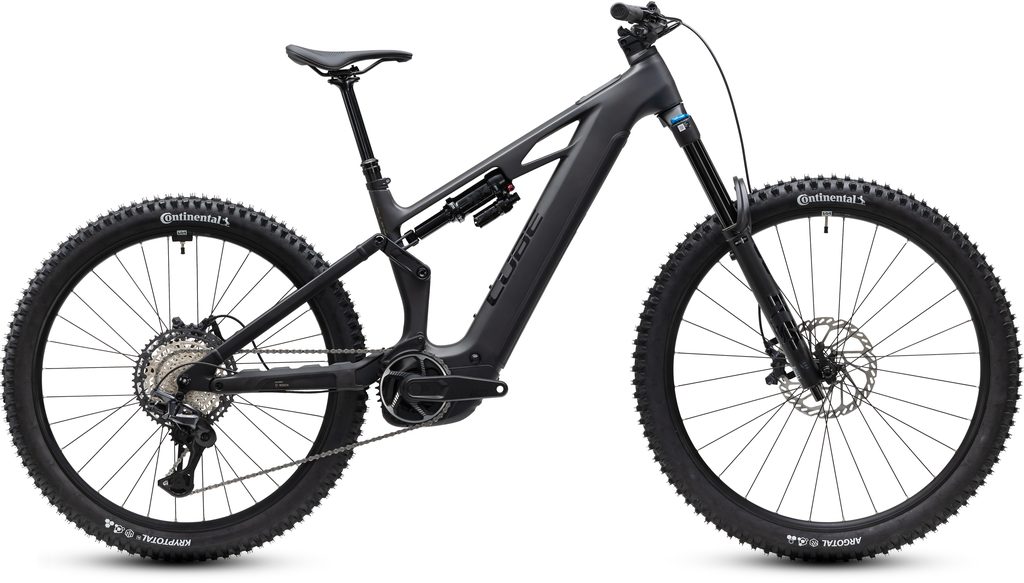 Bicicleta CUBE Stereo Hybrid ONE77 HPC SLX 800 (E-MTB enduro doble, carbono)
