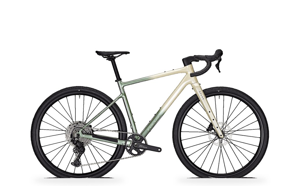 Bicicleta FOCUS ATLAS 6.7 (Gravel, aluminio, color plata)