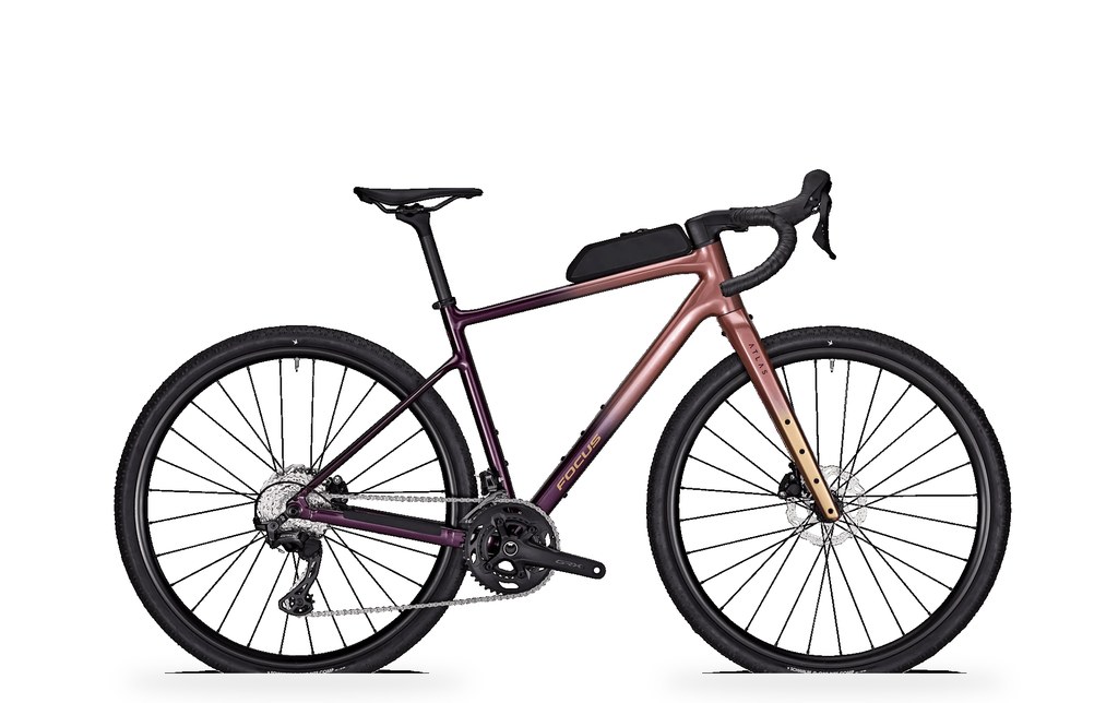 Bicicleta FOCUS ATLAS 6.9 (Gravel, aluminio, color púrpura)