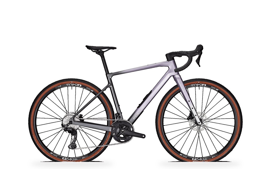 Bicicleta FOCUS ATLAS 8.7 (Gravel, carbono, color púrpura)