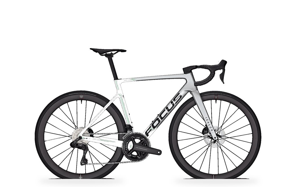 Bicicleta FOCUS IZALCO MAX 9.7 (Carretera, carbono, color plata)