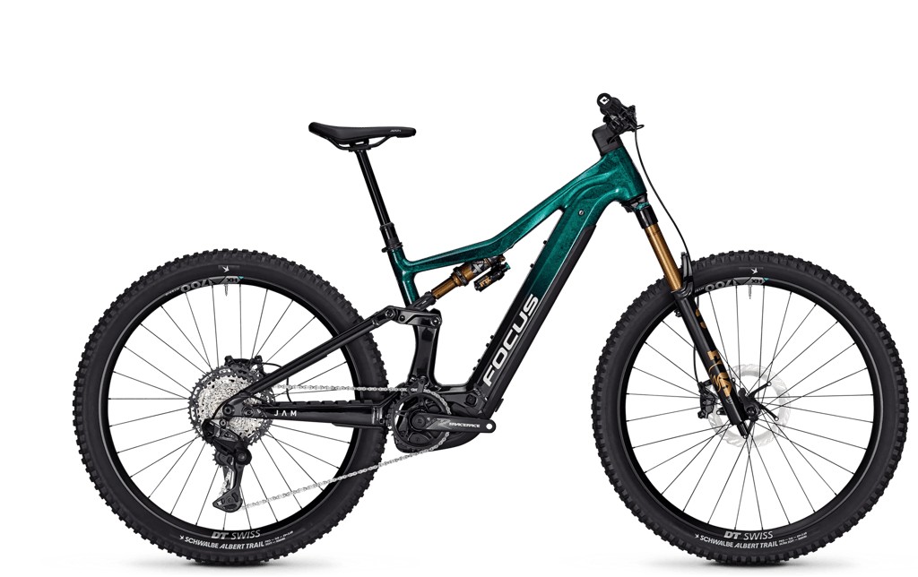 Bicicleta FOCUS JAM LTD (E-MTB doble, aluminio, color verde)