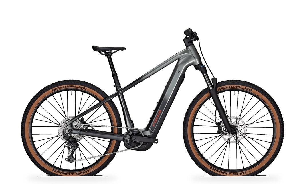 Bicicleta FOCUS JARIFA² 6.8 (E-MTB rígida, aluminio, color gris)