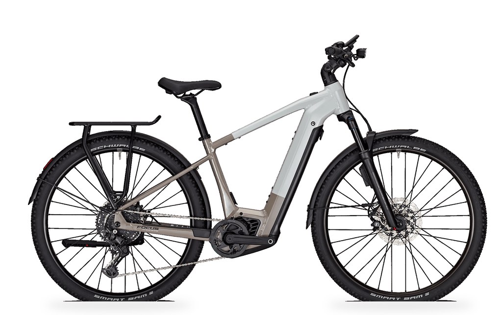 Bicicleta FOCUS Planet² 6.8 ABS (E-City, aluminio, color gris)