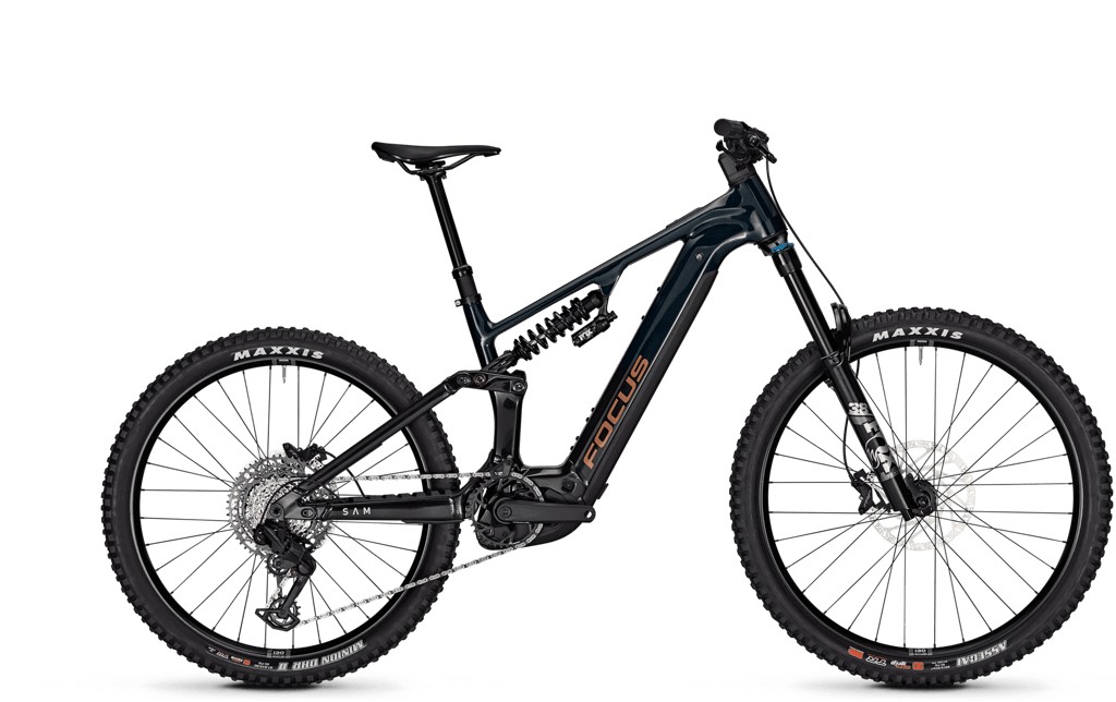 Bicicleta FOCUS SAM 8 (E-MTB doble, aluminio, color verde)
