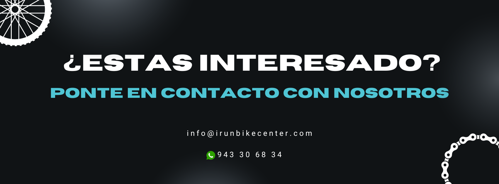 ¿Estas interesado?
Ponte en contácto con nosotros